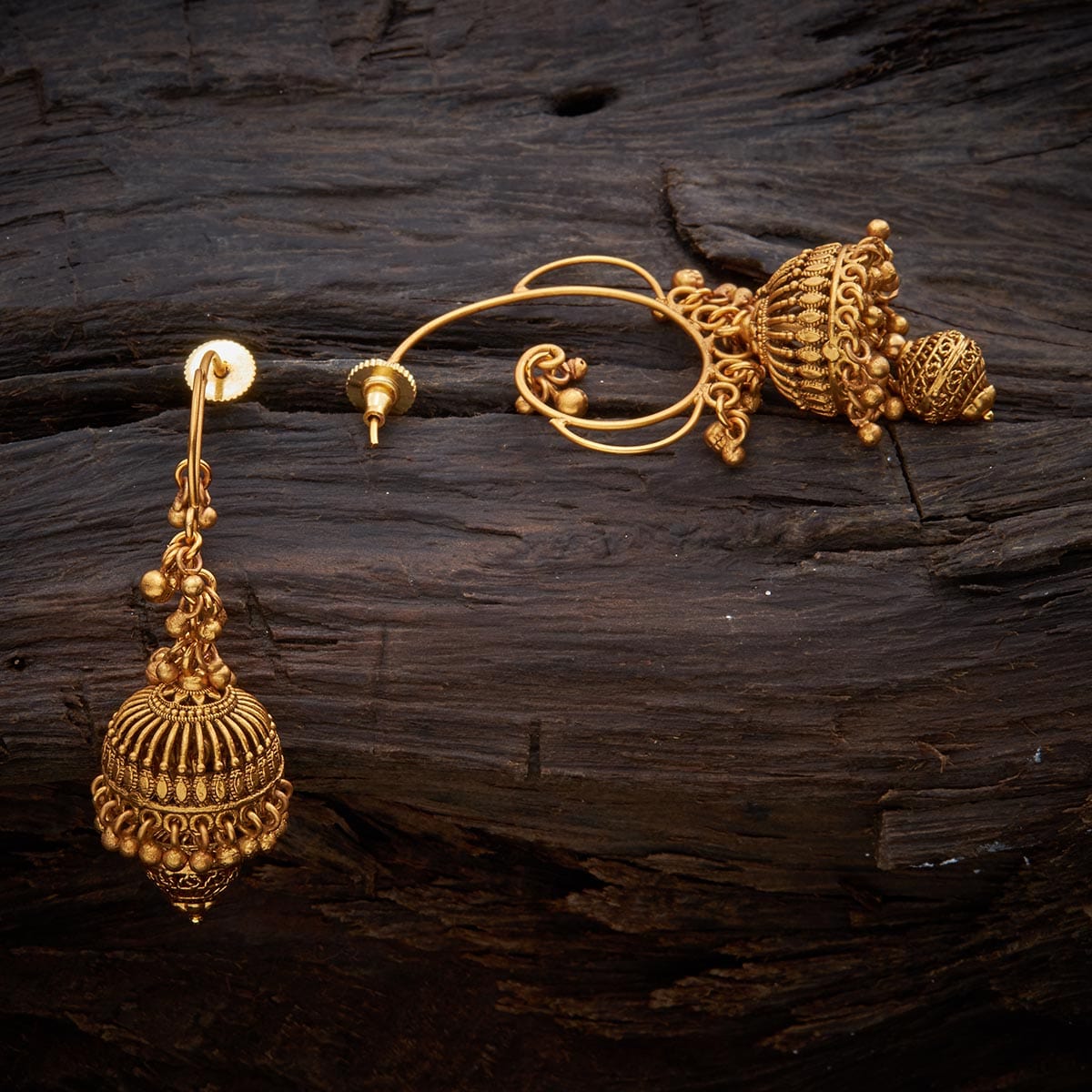 Kushal's Fashion Jewellery Antique Earring 132151