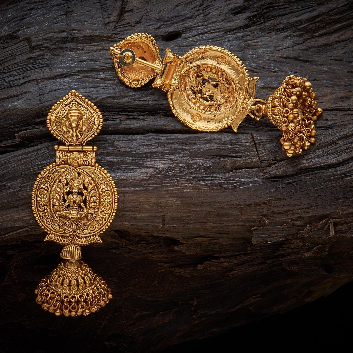 Kushal's Fashion Jewellery Antique Earring 132150