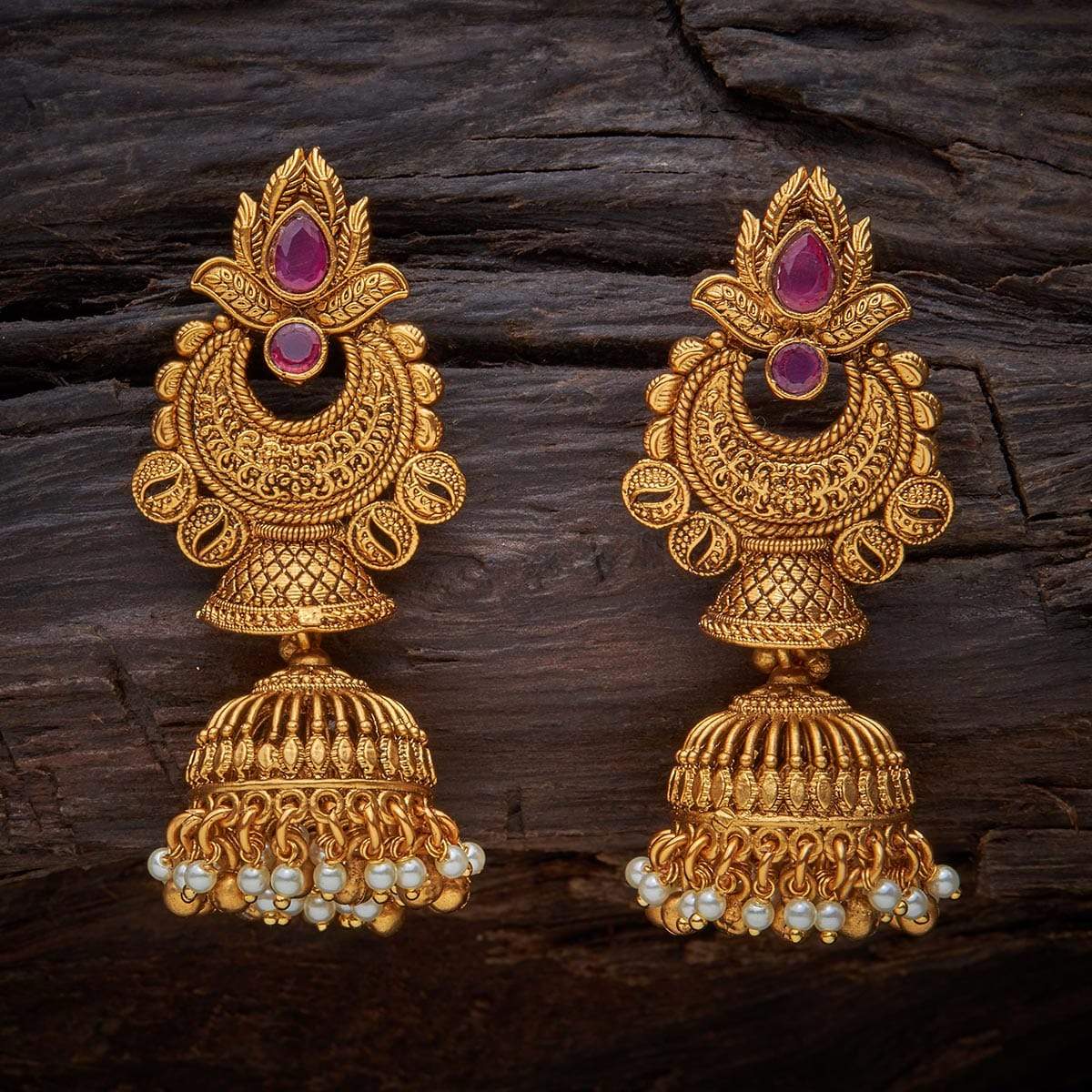 Kushal's Fashion Jewellery Antique Earring 133337