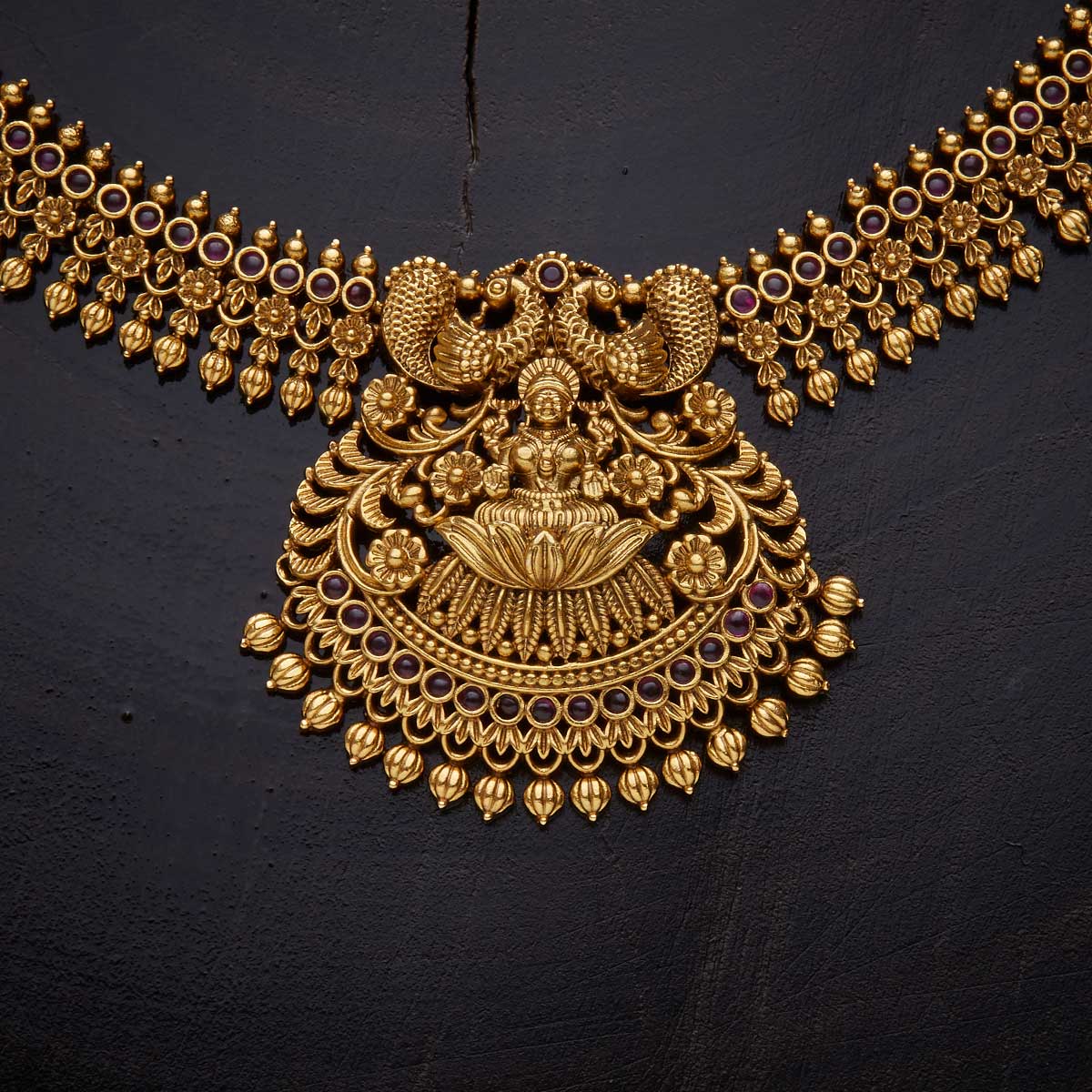 Kushal's Fashion Jewellery Antique Necklace 138929