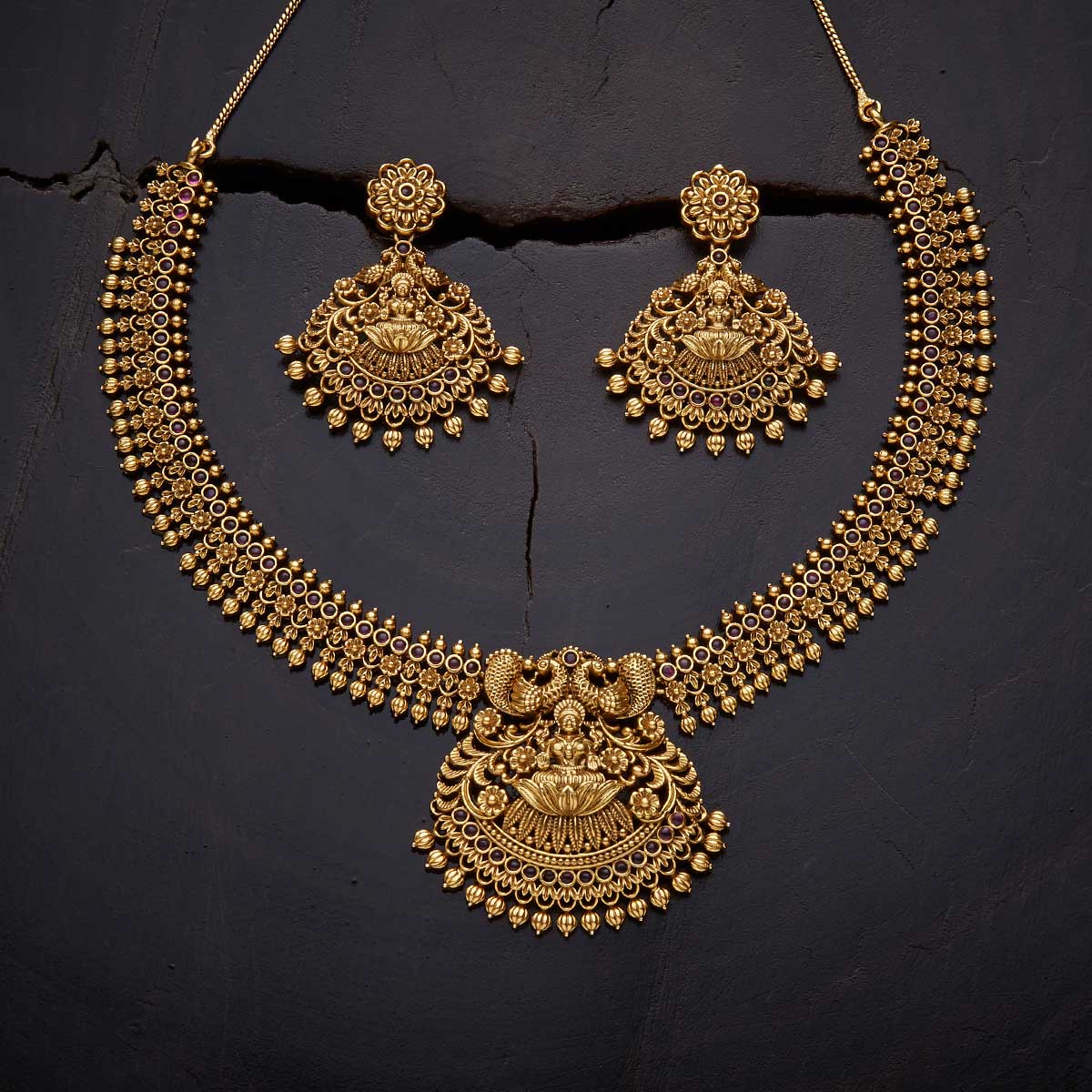 Kushal's Fashion Jewellery Antique Necklace 138929