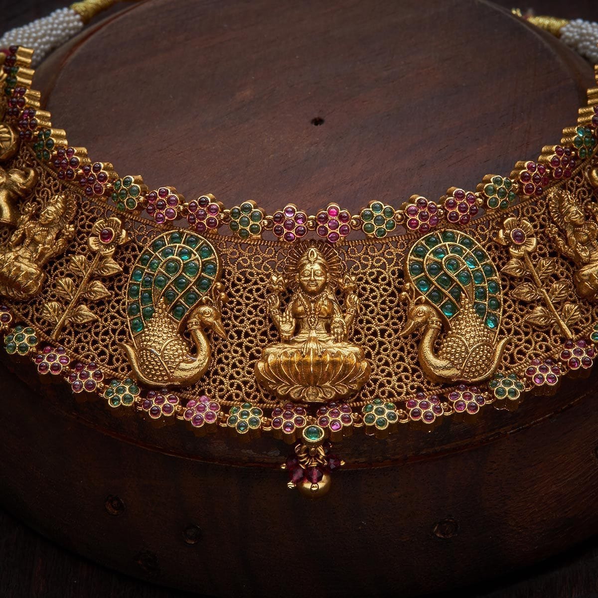 Kushal's Fashion Jewellery Antique Necklace 134371