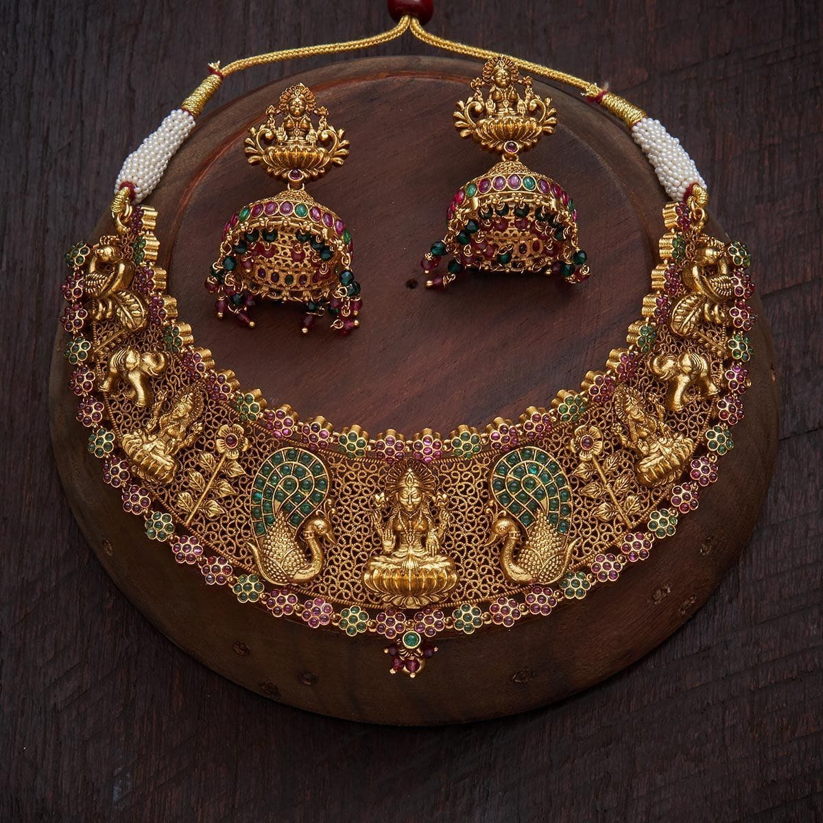 Kushal's Fashion Jewellery Antique Necklace 134371