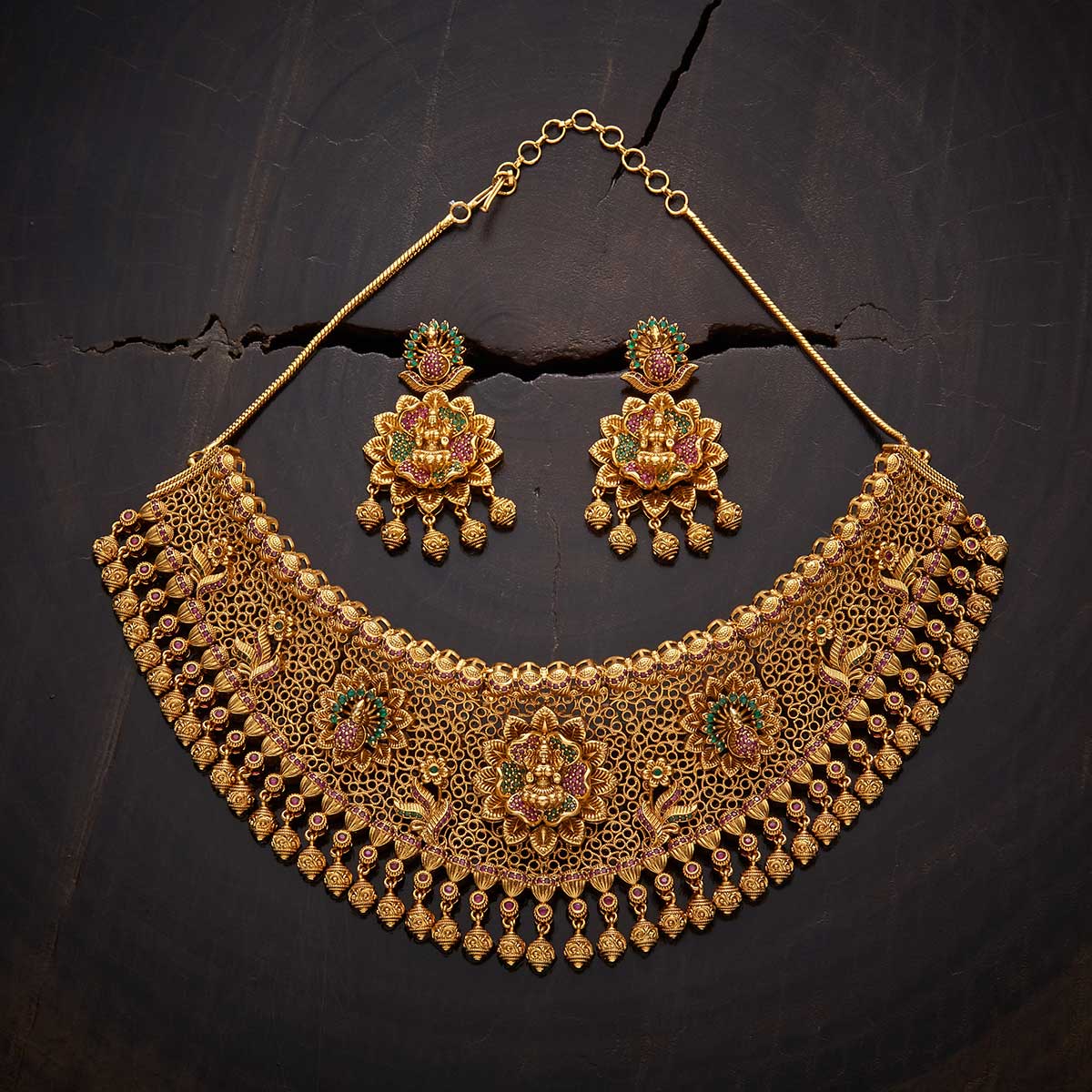 Kushal's Fashion Jewellery Antique Necklace 138960