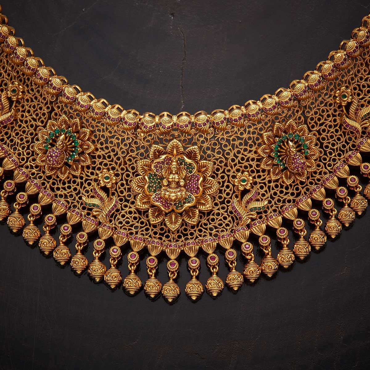 Kushal's Fashion Jewellery Antique Necklace 138960