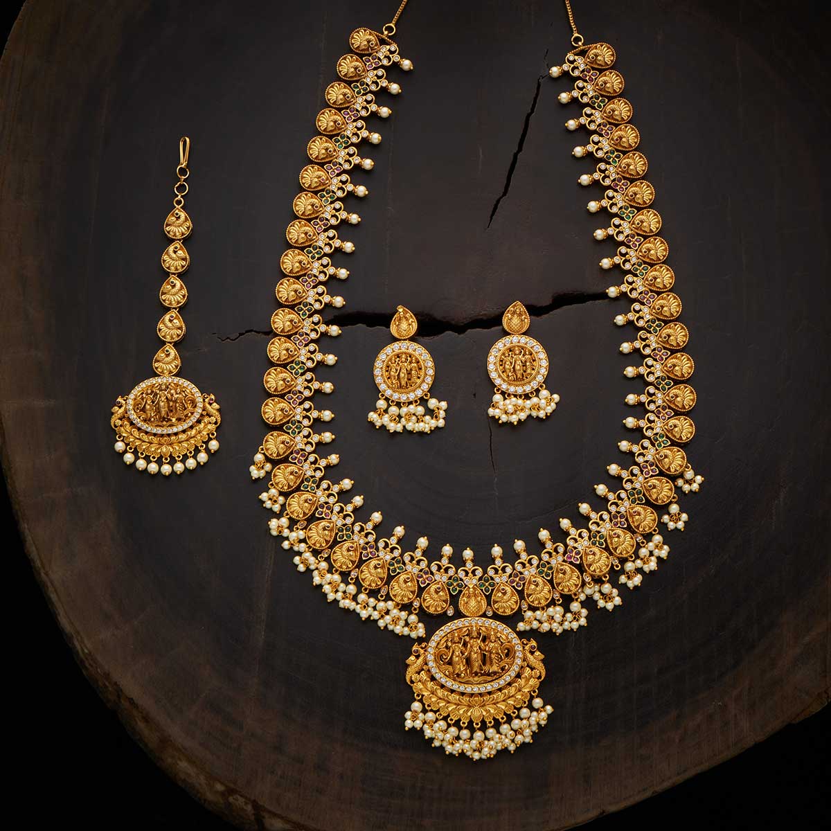 Kushal's Fashion Jewellery Antique Necklace 138988