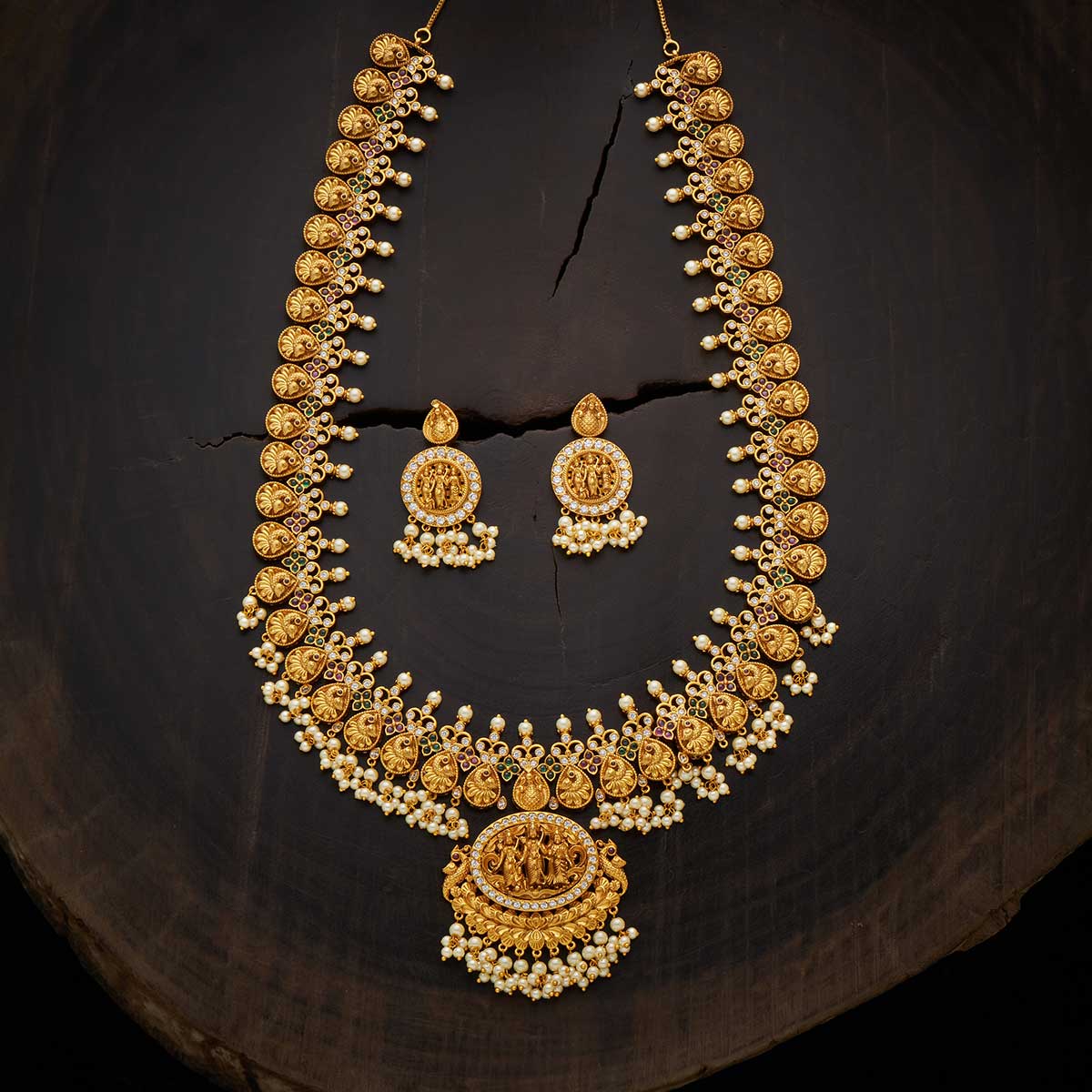 Kushal's Fashion Jewellery Antique Necklace 138988