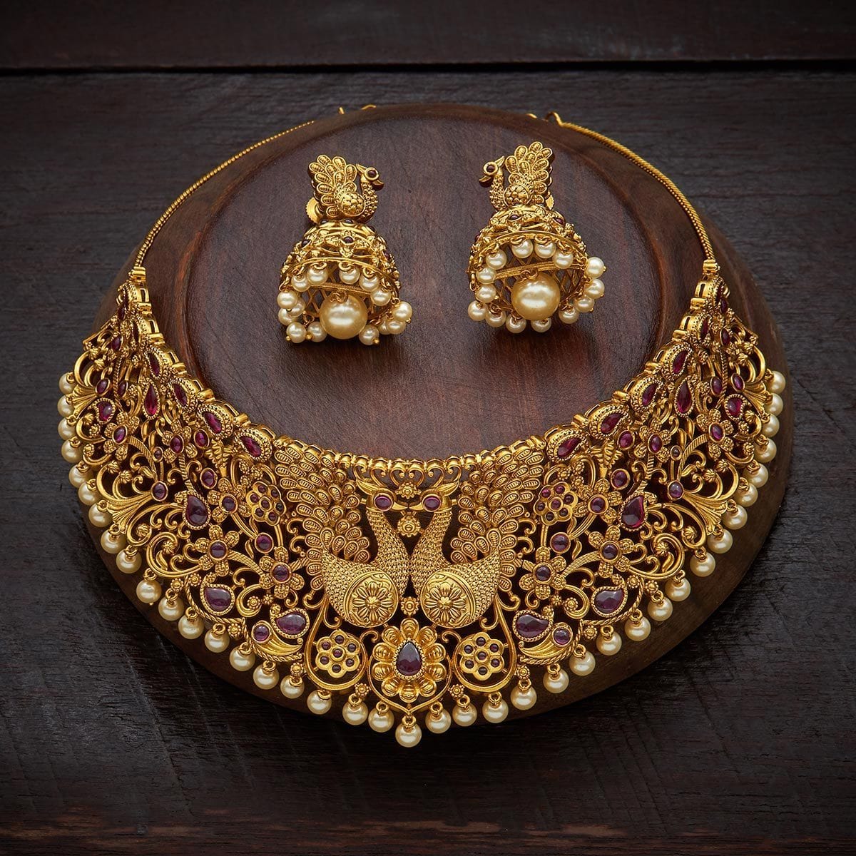 Kushal's Fashion Jewellery Swarnika Necklace 135921