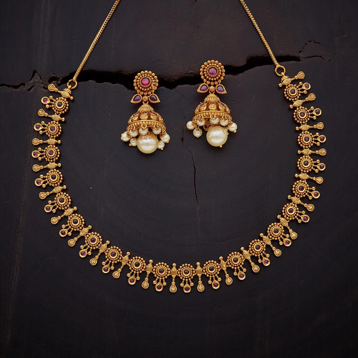 Kushal's Fashion Jewellery Swarnika Necklace 138986