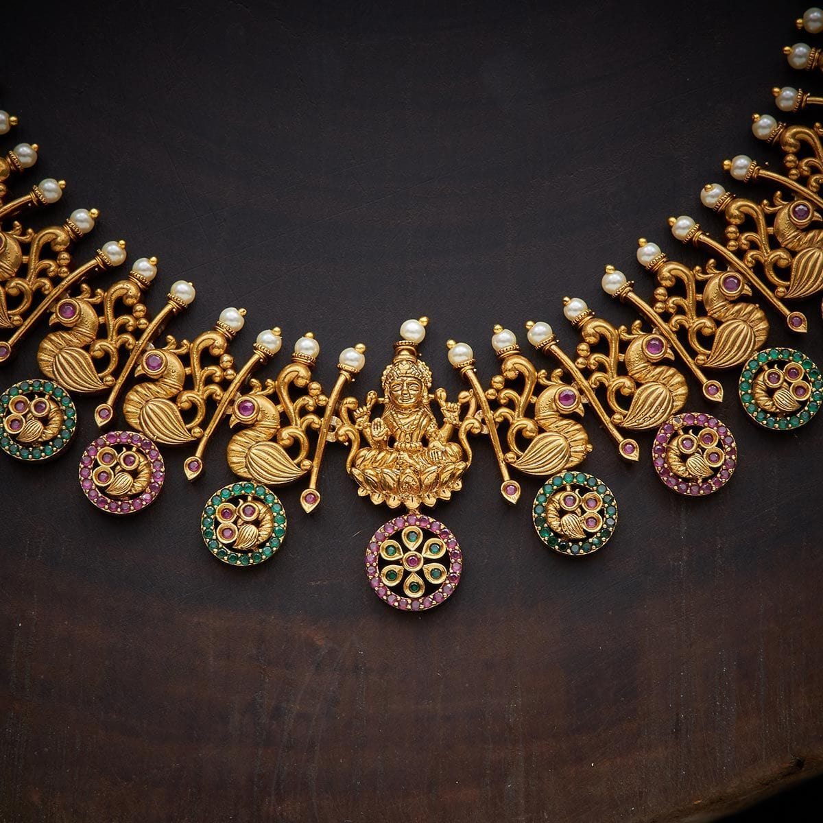 Kushal's Fashion Jewellery Swarnika Necklace 134902