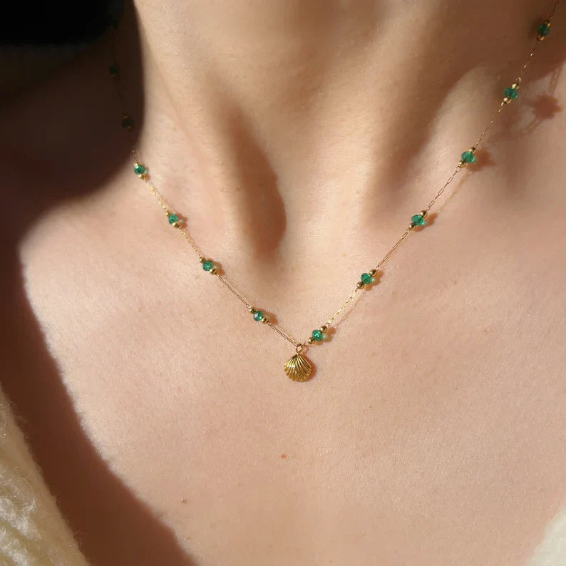 Mermaid Emerald Necklace