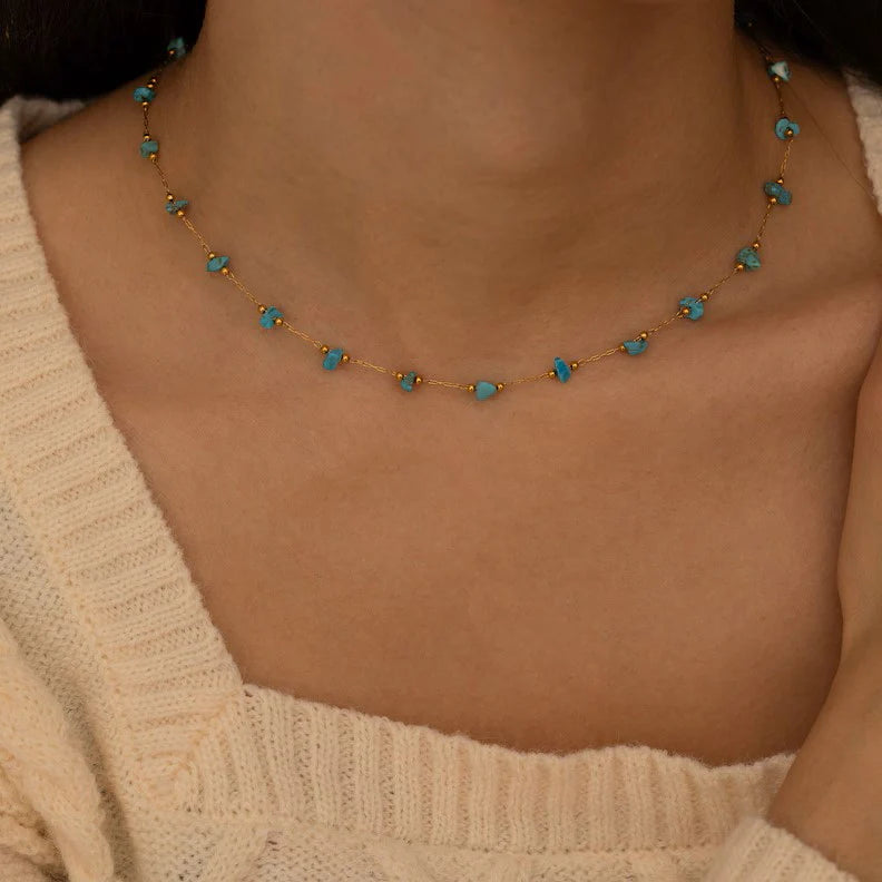 Raw Turquoise Necklace